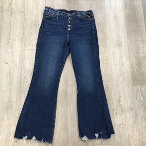 Flying Monkey Mid Rise Flare Blue Jeans - size 32